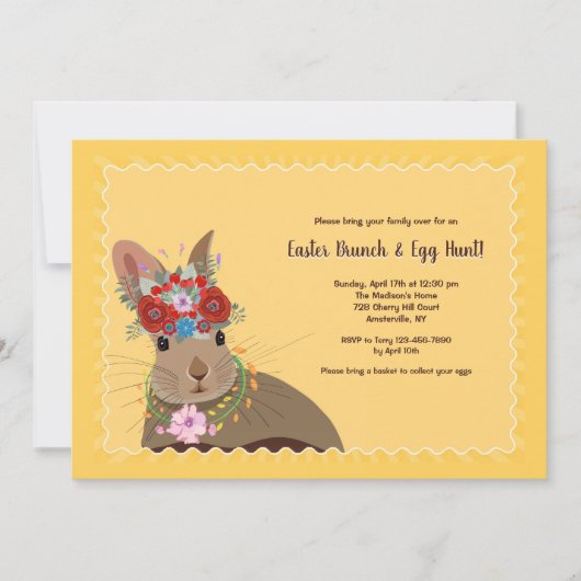 Es ist Osterzeit Einladung (Vorderseite)