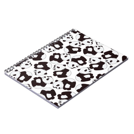 Es ist Panda-Zeit! Notizbuch Notizblock (Linke Seite)