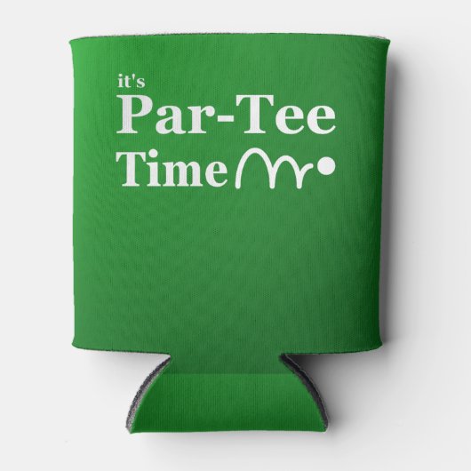 Es ist Par T-Shirt Time Golf Club Name Name Name Dosenkühler (Vorderseite)