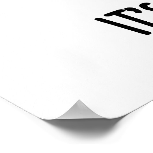 Es ist Party Thyme Funny Thyme Herb Pun Poster (Ecke)