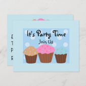 Es ist Party Time Einladung (Vorne/Hinten)