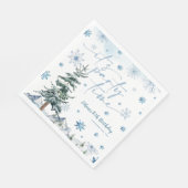 Es ist Party Winterjahreszeit Serviette (Ecke)