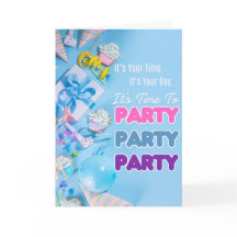 Es ist Party Zeit (Jeremiah 29:11) Geburtstag