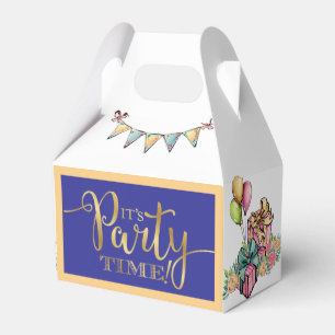 Es ist Partyzeit Geburtstagsgeschenkbox Geschenkschachtel