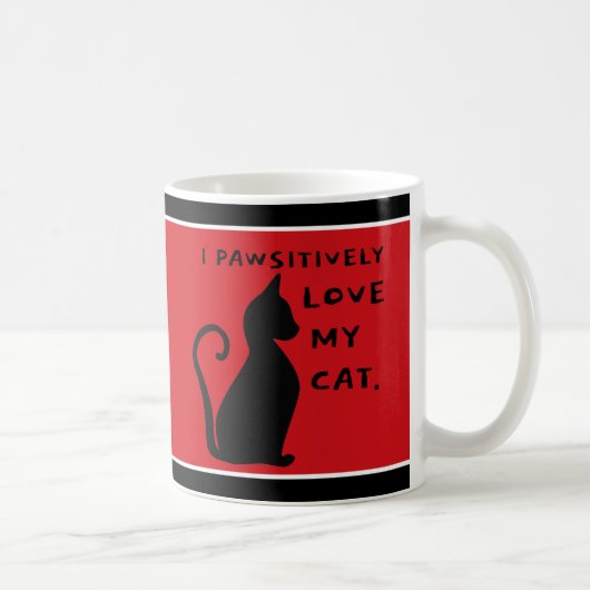 Es ist Pawsome! Cat Lover macht Spaß Kaffeetasse (Rechts)