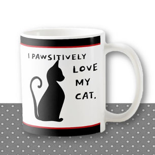Es ist Pawsome! Cat Lover macht Spaß Kaffeetasse