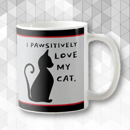 Es ist Pawsome! Cat Lover macht Spaß Kaffeetasse
