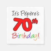 Es ist Peperes 70. Geburtstagsgrandpa