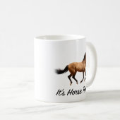 Es ist Pferdezeit Kaffeetasse (VorderseiteRechts)