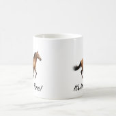 Es ist Pferdezeit Kaffeetasse (Mittel)