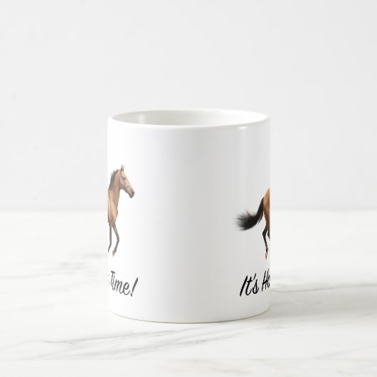 Es ist Pferdezeit Kaffeetasse (Mittel)