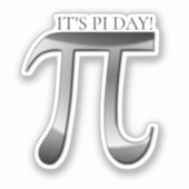 Es ist Pi Day! Aufkleber (Vorderseite)