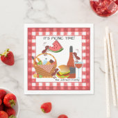 Es ist Picknickzeit Papier Serviette (Beispiel)