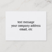 Es ist Picnic Time! Rotes Tischtuch mit Anten Visitenkarte (Rückseite)