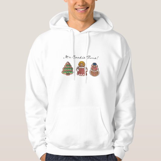 Es ist Plätzchen-Zeit-Lebkuchen-Shirt Hoodie (Vorderseite)