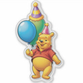 Es ist Poohs Partyzeit! Aufkleber (Vorderseite)