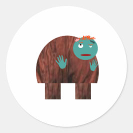 Es ist Quasizombie Runder Aufkleber