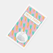 Es ist Rain Carrots - Happy Oaster Serviette (Ecke)