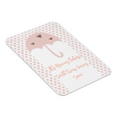 Es ist "Rain Twin Pregnancy Magnet" Magnet (Rechte Seite)