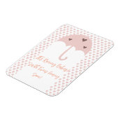 Es ist "Rain Twin Pregnancy Magnet" Magnet (Linke Seite)