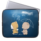 Es ist regnerisch | 15" laptopschutzhülle (Vorderseite)