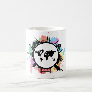 Es ist Reisezeit Kaffeetasse