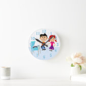 Es ist Rekordzeit für das Party! Runde Wanduhr (Zuhause)