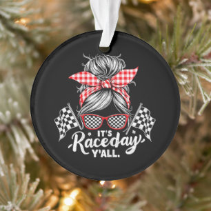 Es ist Renntag, Leute, Rennsport Ornament