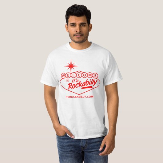 Es ist Rockabilly-Logo-T - Shirt (Vorne ganz)