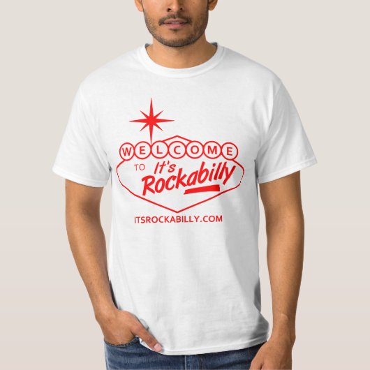 Es ist Rockabilly-Logo-T - Shirt (Vorderseite)