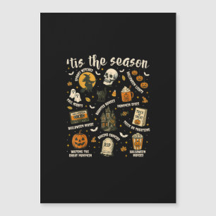 Es ist Saison Weihnachtsmann Hut Retro Vintage  Magnetkarte