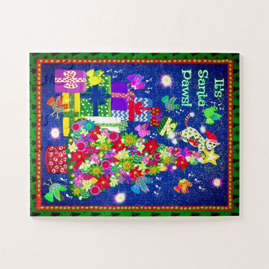 Es ist Santa Paws! Puzzle (Horizontal)