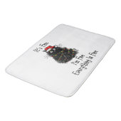 Es ist schön alles ist ein schönes Weihnachtslicht Badematte (Schrägansicht)