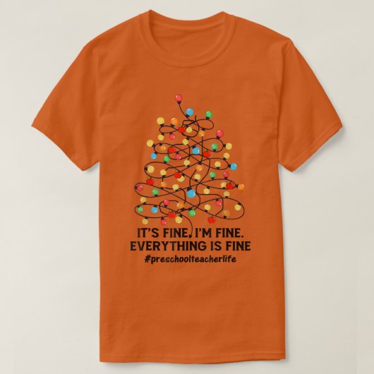 Es ist schön, dass ich ein schönes Weihnachtslicht T-Shirt (Design vorne)