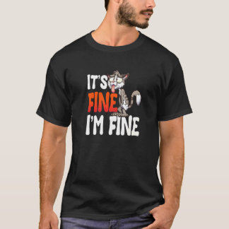 Es ist schön, dass ich eine schöne Katze-Freundin- T-Shirt