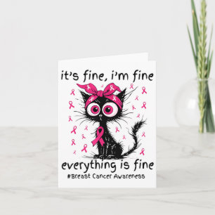 Es ist schön, dass ich eine schöne schwarze Katzen Karte