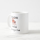 Es ist schön, dass ich gut bin, alles gut personal kaffeetasse (Vorderseite Links)