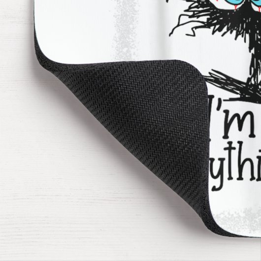 Es ist schön, dass ich gut bin, alles ist schön sc mousepad (Ecke)