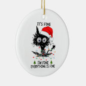 Es ist schön, dass ich gut bin alles ist schön Wei Keramik Ornament (Rechts)