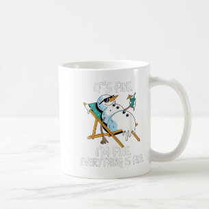 Es ist schön, dass ich gut schmelze Snowman Summer Kaffeetasse