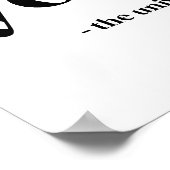 Es ist schon deins - Das Universum Poster (Ecke)