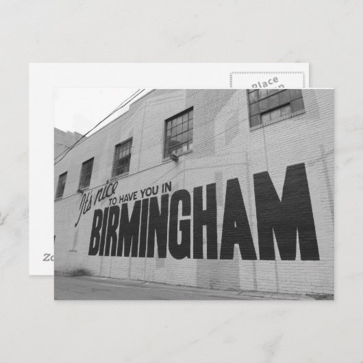 Es ist schön, dich in Birmingham Postcard zu haben Postkarte (Vorne/Hinten)
