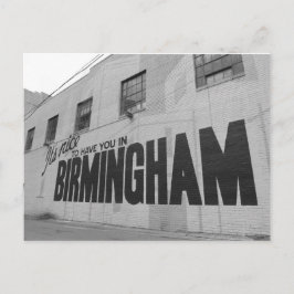 Es ist schön, dich in Birmingham Postcard zu haben Postkarte