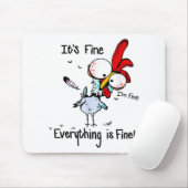 Es ist schön, ich bin gut alles ist fein lustiger  mousepad (Mit Mouse)