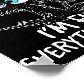 Es ist schön, ich bin gut alles ist schön Spaß sch Poster (Ecke)