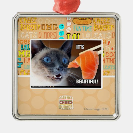 Es ist schön! ornament aus metall (Vorne)