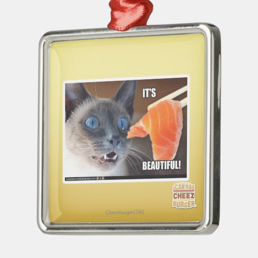 Es ist schön! silbernes ornament (Links)