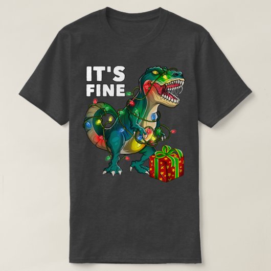 Es ist schöne Baumhütte, Weihnachtsleuchten, Weihn T-Shirt (Design vorne)