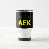 Es ist schwer, AFK von der Tastatur Funny Mug blei Reisebecher (Mittel)
