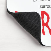 Es ist schwer, mit Adlern zu steigen... Mousepad (Ecke)